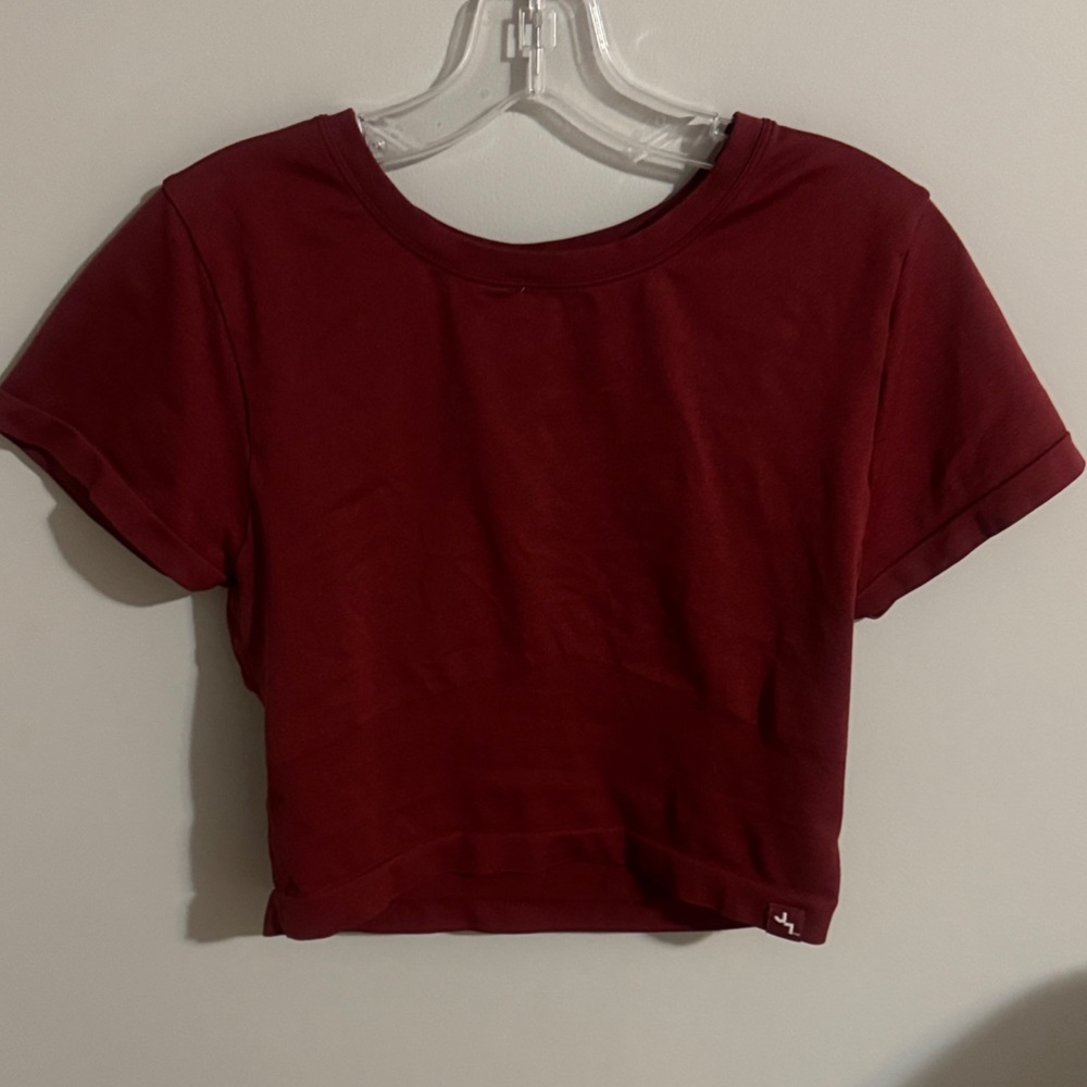 Women’s red workout top